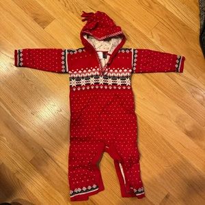 HANNA ANDERSSON Holiday Christmas One Piece Sweater size 2T